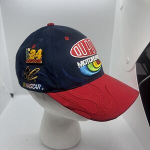Dupont Motorsports Jeff Gordon Chase Authentics NU Fit Hat Cap With Vintage Pin
